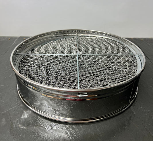 Premium Stainless Steel Bonsai Soil Sieve Set | 12 Inch – 3 Mesh Sizes