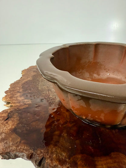 Chinese Yixing - Premium Unglazed Lotus Style Bonsai Pot.
