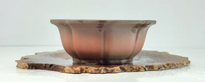 Chinese Yixing - Premium Unglazed Lotus Style Bonsai Pot.